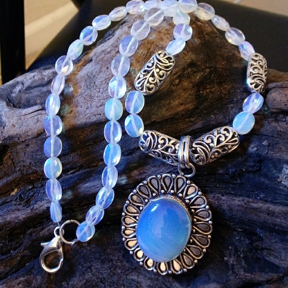 Handcrafted Jewelry - OPALITE NECKLACE FIRM PRICE